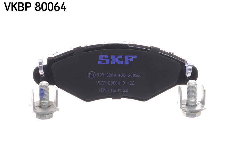 Jeu de 4 plaquettes de frein SKF ref. VKBP 80064